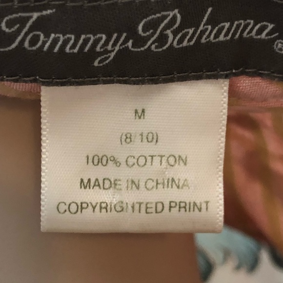 Tommy Bahamas women’s multi colored button down - Picture 3 of 6